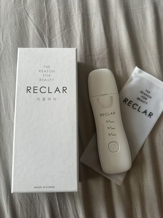 Reclar Exfoliant galvanic pentru terapie cu lumină argintiu