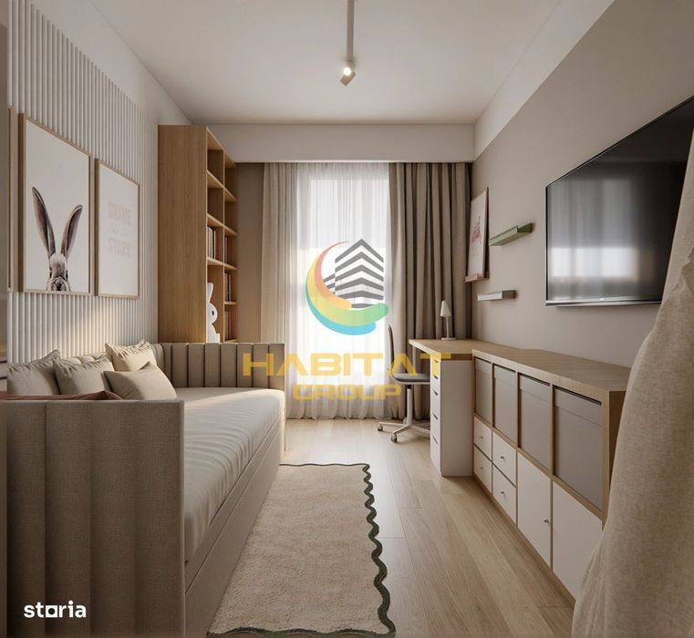 Pallady 2 camere decomandat 61 mp doar 15 min. metrou Teclu