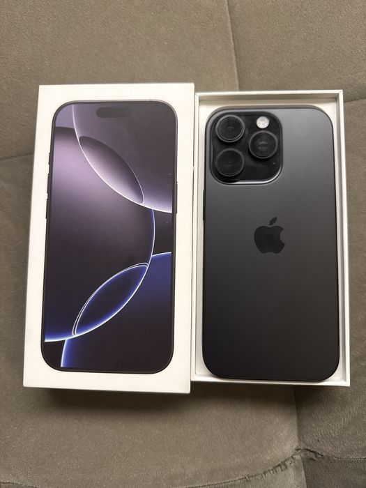 Iphone 16 pro 128gb черен много запазен