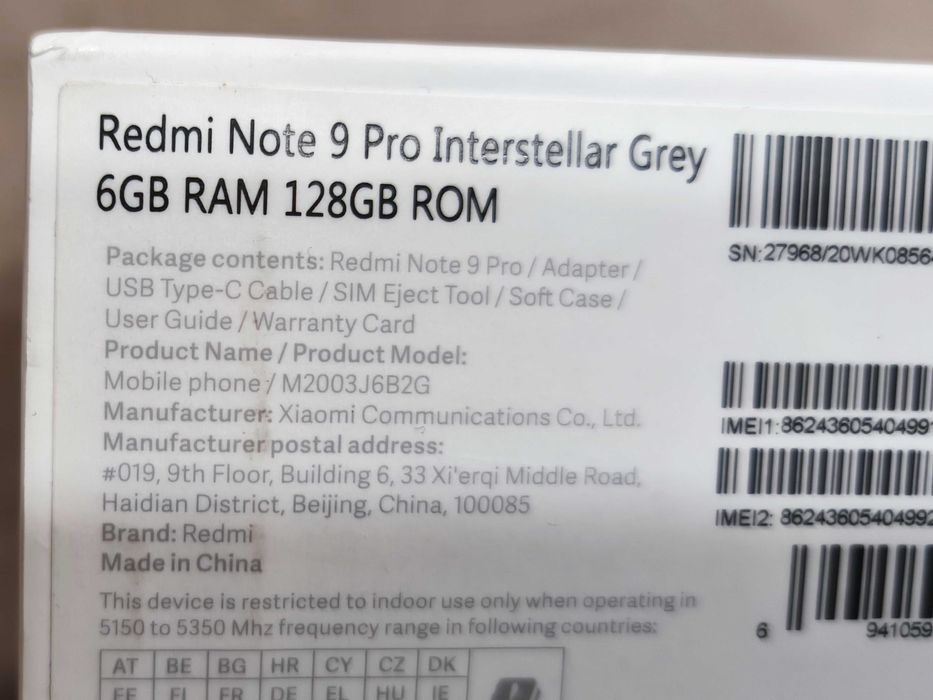 Xiaomi Redmi Note 9 Pro