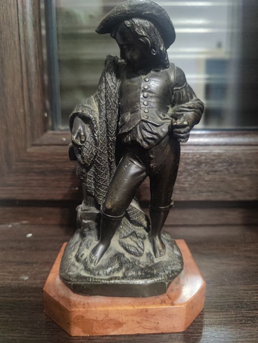 Statueta bronz, inaltime 18cm