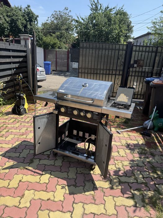 Gratar de gradina pe gaz