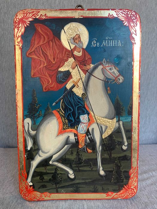 стара картина икон  света мина