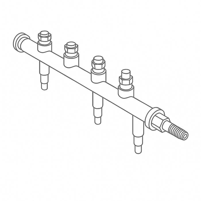Rampa injectoare Opel Astra H [Fabr 2004-2009] 55197372 1.9 CDTI Z19DT