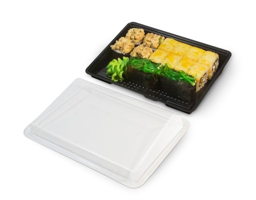 Одноразовые посуда С025 для суши ролли и для кондитерских изделий