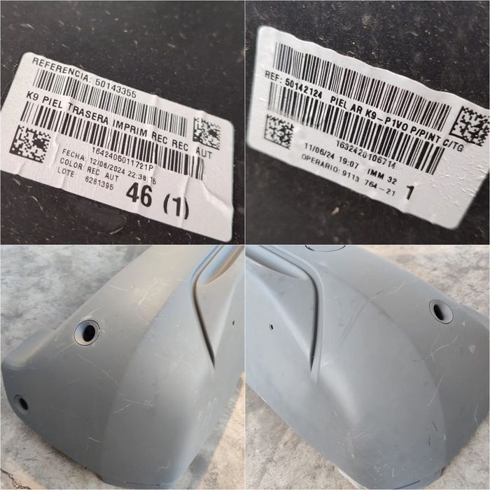 BARA SPATE CITROËN BERLINGO (K9) / PEUGEOT PARTNER / RIFTER / OPEL COMBO / TOYOTA PROACE CITY COD OEM 50143355 / 50142124 2018-2025 (4D3)