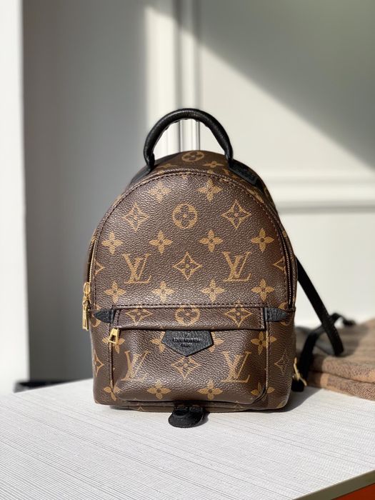 Rucsac ghiozdan Louis Vuitton Palm Springs 15x22cm, Premium
