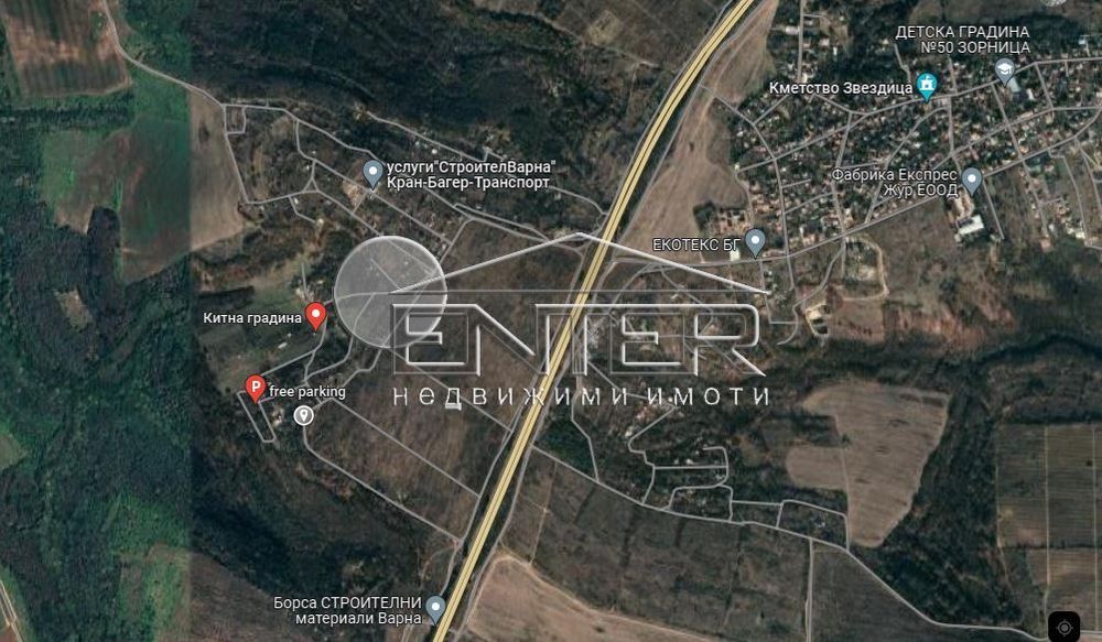 Парцел в Варна, област-с.Звездица площ 600 цена 26000