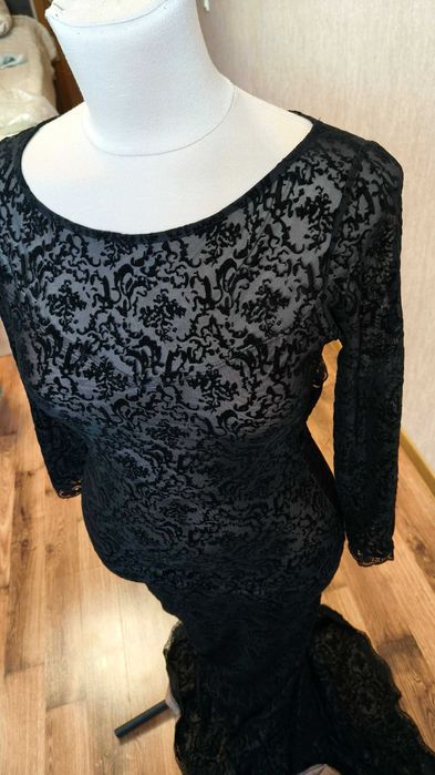 Платье вечернее, силуэт русалка