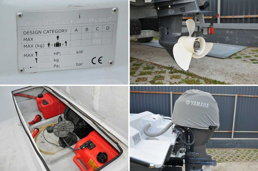 VAND ambarcatiune FORWARD 520 + YAMAHA 70 CP
