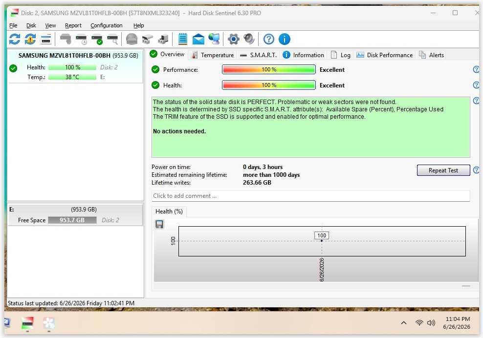 1TB SSD M.2 Samsung 990 Evo Plus OEM NVMe Bulk Nou 7200 MB/s