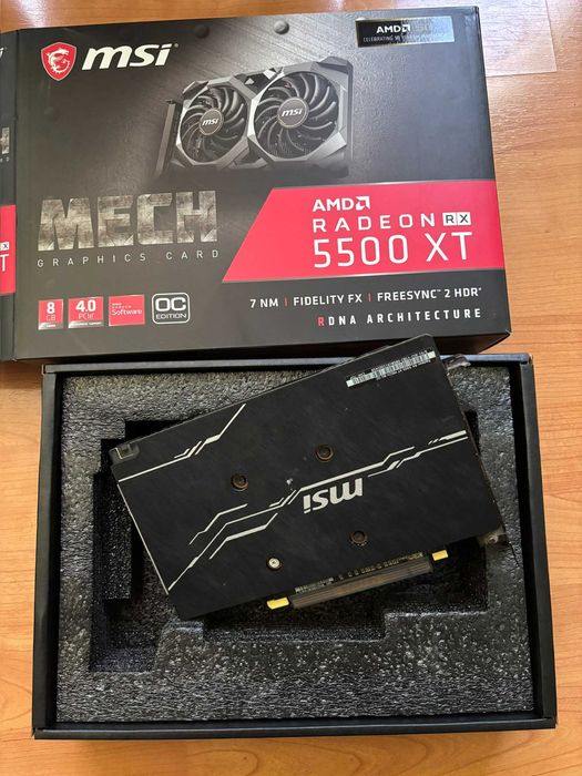 rx 5500xt 8GB MSI Mech видеокарта