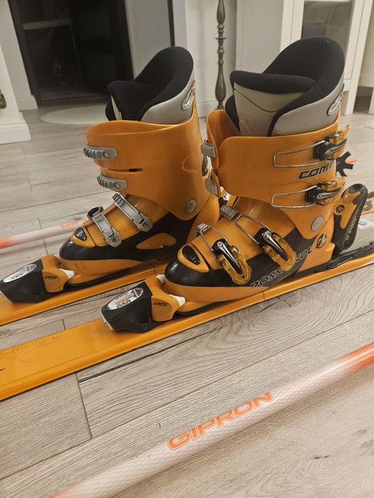 Set schi copii Rossignol 130 cm + clăpari 37
