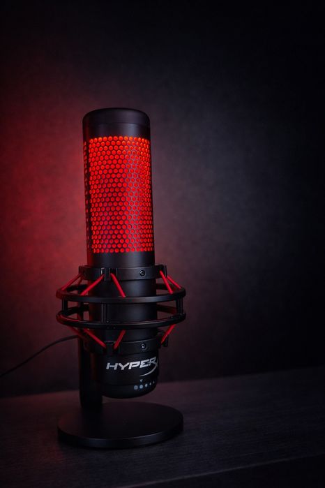 HyperX QuadCast USB кондензаторен микрофон – професионално аудио