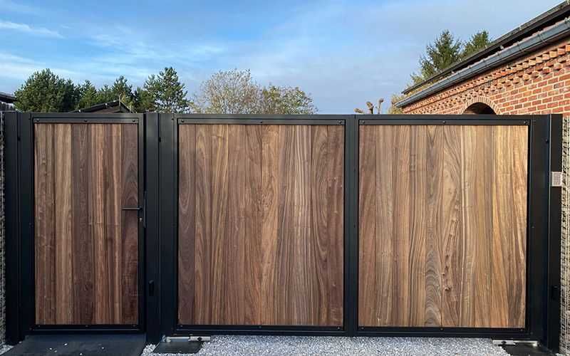 Poarta auto, pietonala la comandă – design unic!