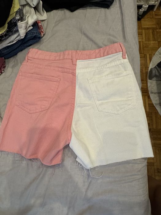 Интересни къси дънкови  гащи в два цвята