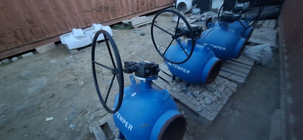 Задвижка TEMPER шаравой с редуктор