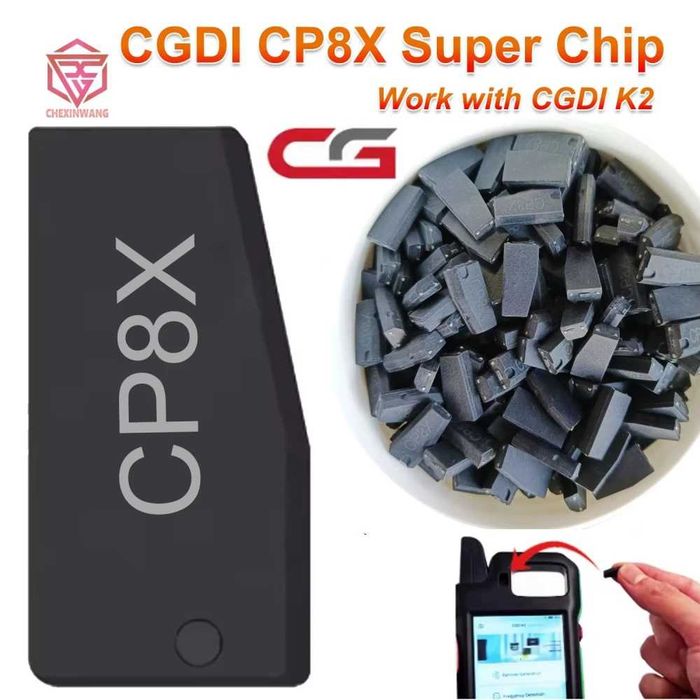 CGDI CP8X Super Chip Transponder  Ensures Good Stability, Rewritable, Supports Multi-type Conversion