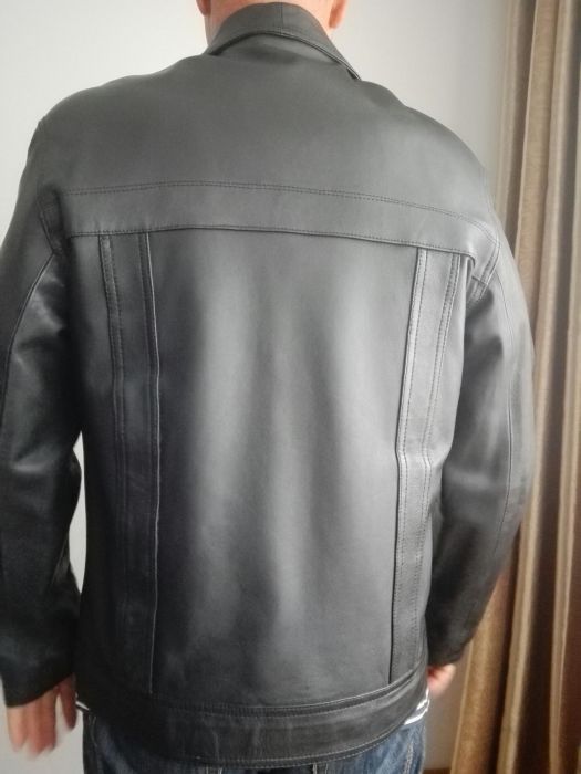 Geaca piele - noua, nepurtata, primavara-toamna mărime M