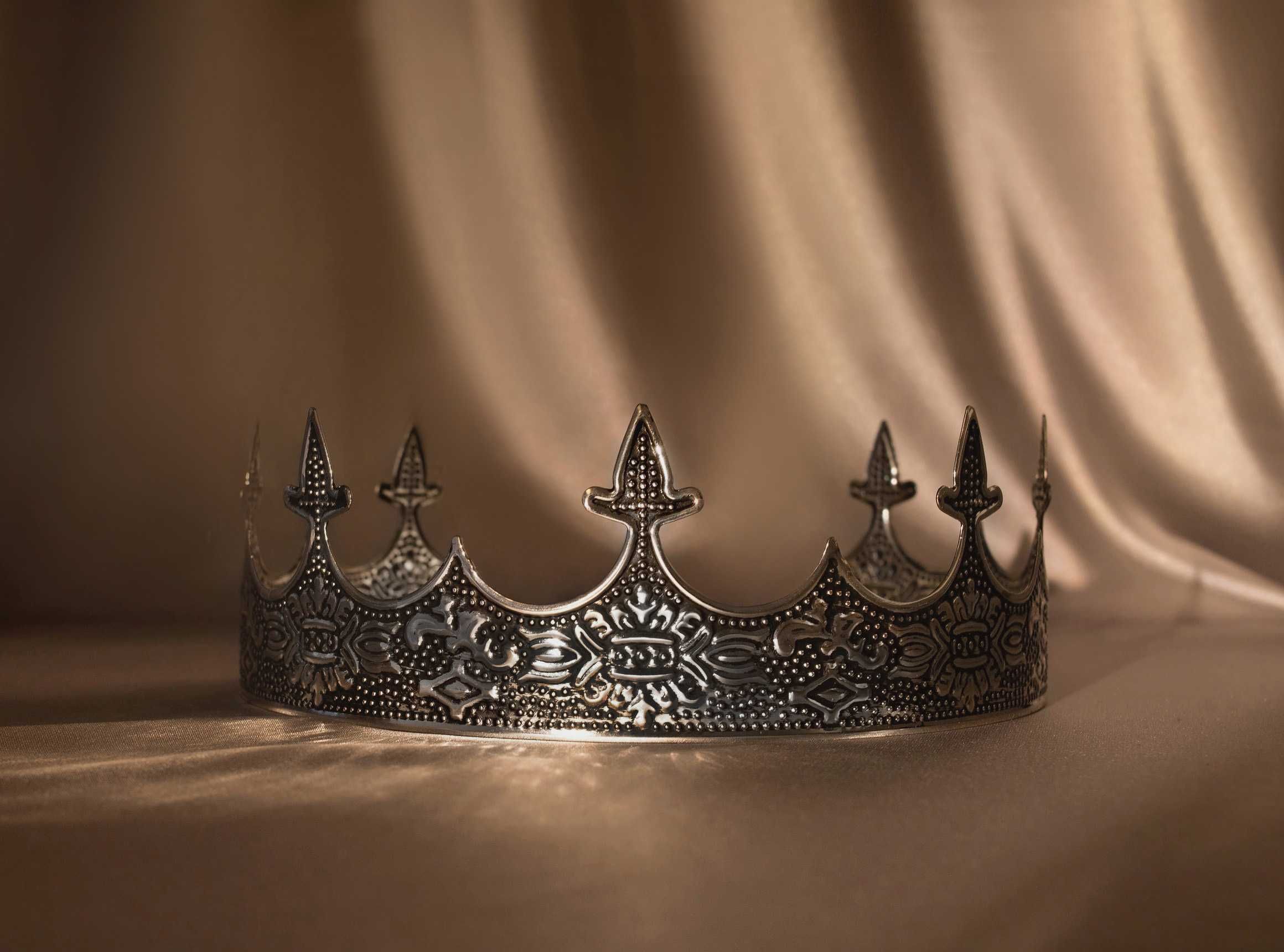 Купить Корона мужская в византийском стиле в желтом металле, описание, отзывы | Мечта Принцессы