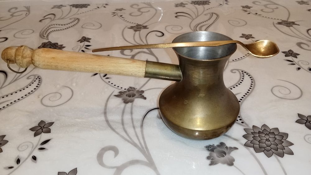 Турка для кофе латунная
