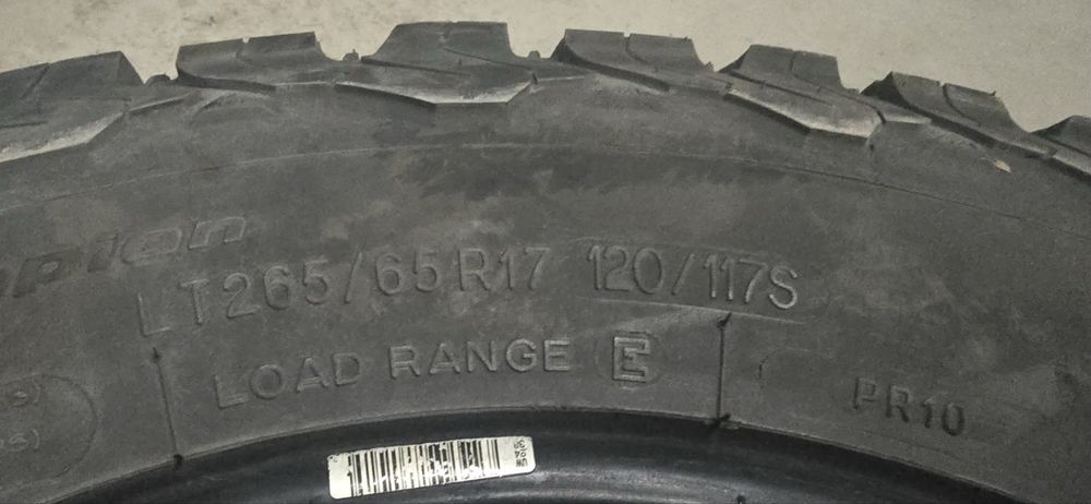 BFgoodrich 265/65/17 all teerain T/А