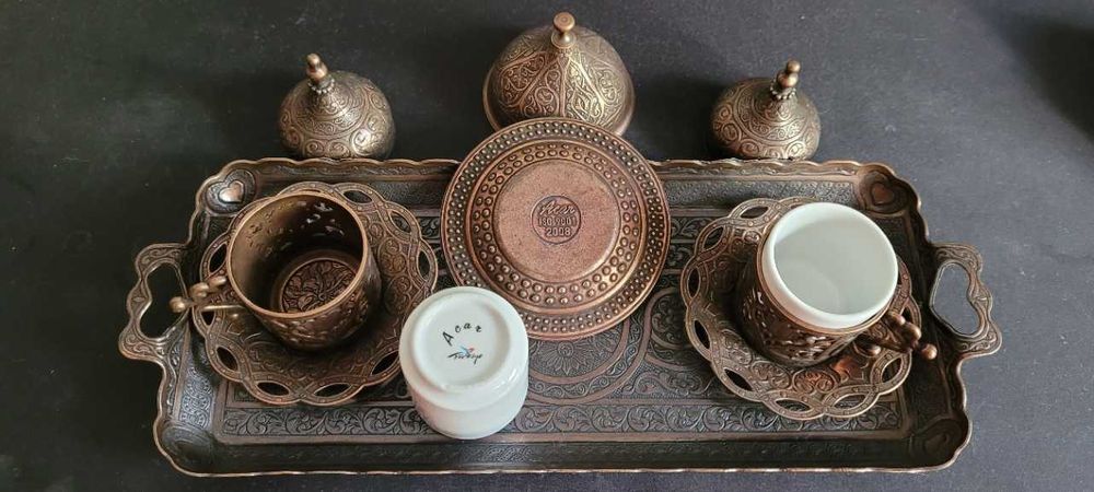 Set cafea antichizat