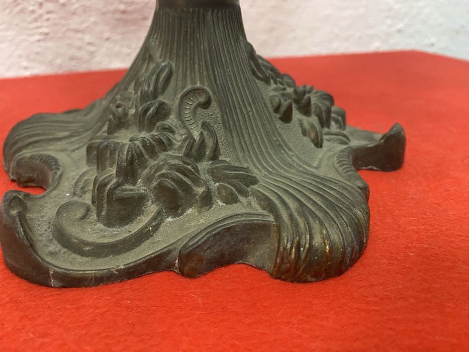 Голям месингов свещник барок