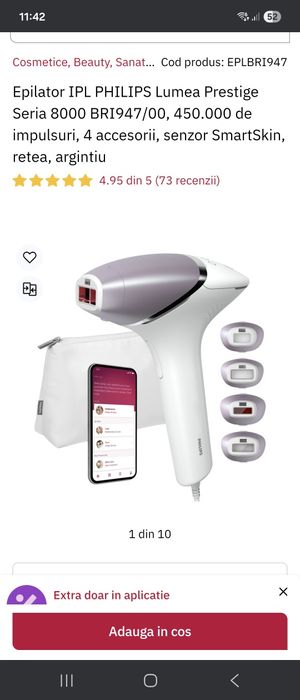 Epilator Philips  Lumea Prestige 8000
