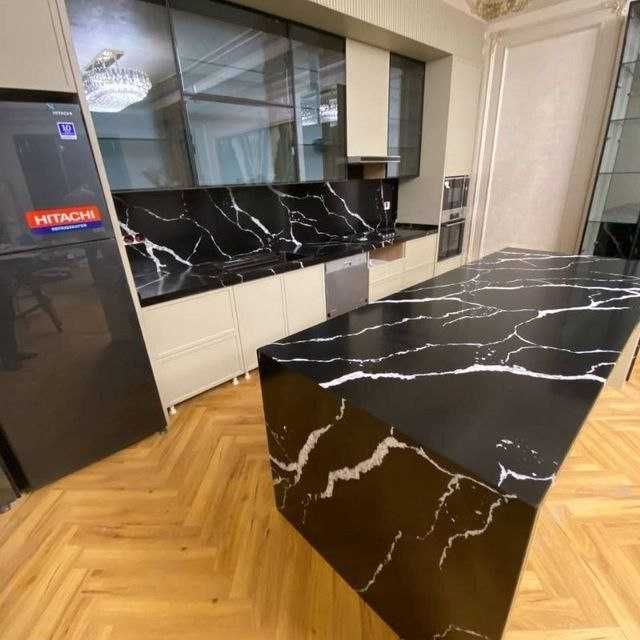 Столешницы и другие изделия из исскуственного и натурального камня.