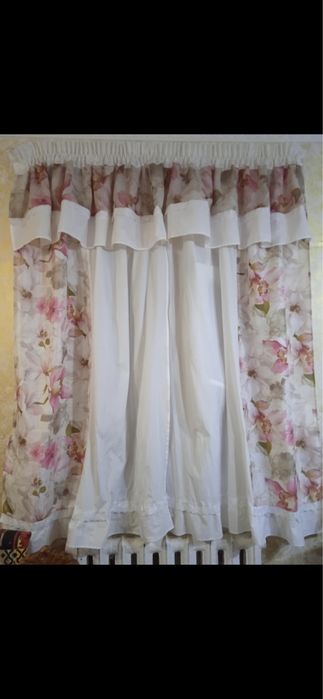Красивые шторы для кухни 2шт
