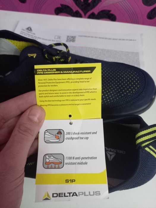 Pantofi de protectie 45 Sport, Bocanci constructii bombeu metalic NOI