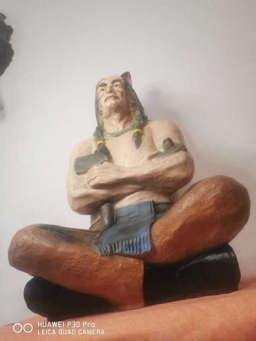 Indian statuie decor din fibra de sticla