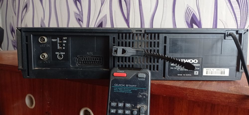 Записващо видео DAEWOO с тунер