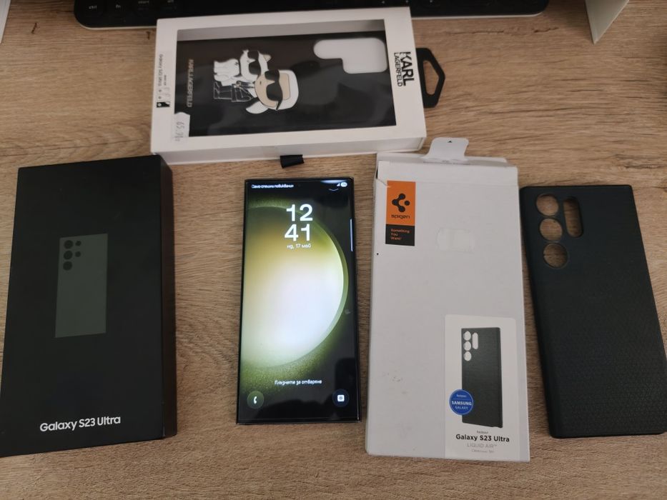Samssung S 23 Ultra 256 gb Green с гаранция