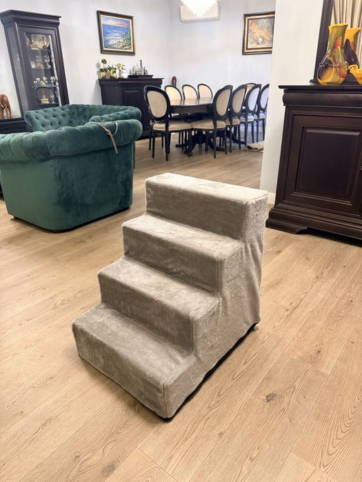 Scara animale de companie 4 trepte din pal si plus / caini si pisici