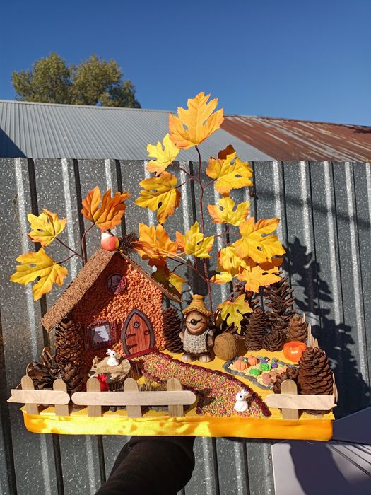 Осенние поделки, макеты , экибана от 3.700