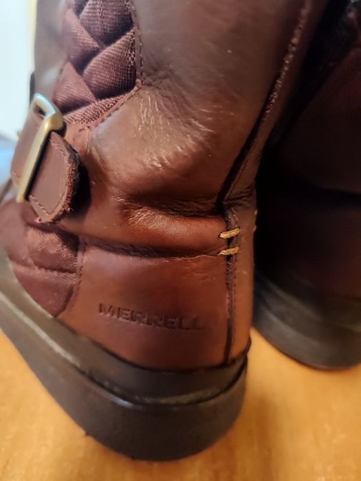 Cizme zăpadă femei piele Merrel