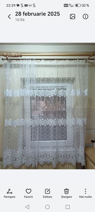 Perdea lungime1,50/2,65cm