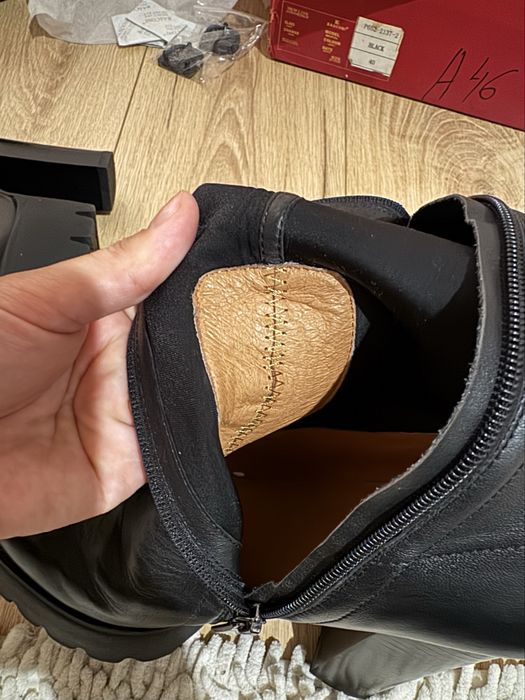 высокие демисезонные ботфорты Basconi