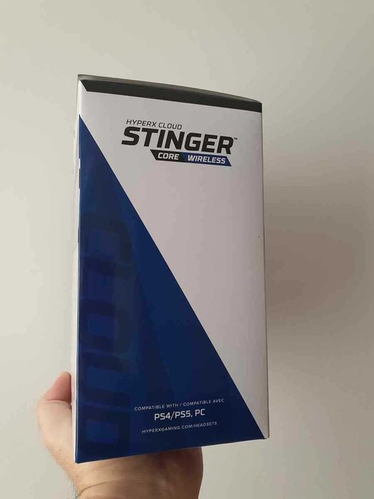 Casti Gaming Wireless HyperX Cloud Stinger Core PS4 PS5 PC Alb Sigilat