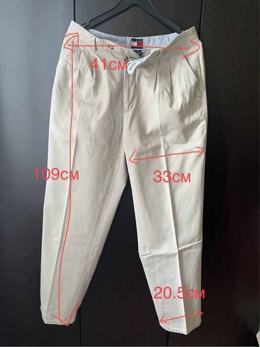 Tommy Hilfiger pleated pants панталон с басти