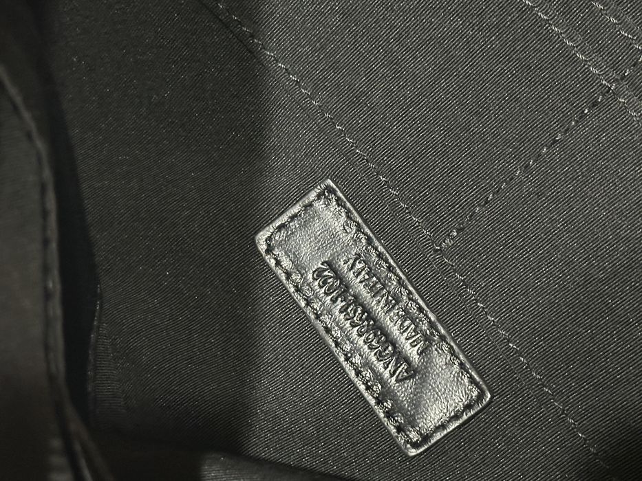 Дамски кожен клъч Saint Laurent Monogram Bill Pouch / Beige