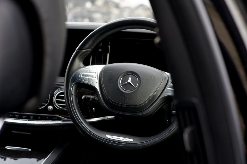 volan negru mercedes s w222 airbag senzor unghi spiră coloana caseta