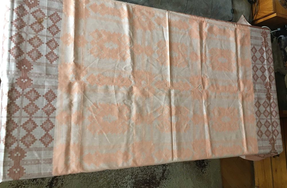 Покривка ленен жакард за правоъгълна маса 173 х 143 с