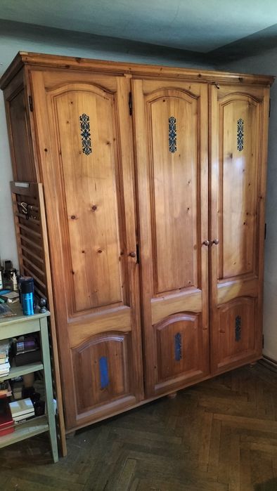 Dulap haine lemn masiv brad, 150*60*195 cm