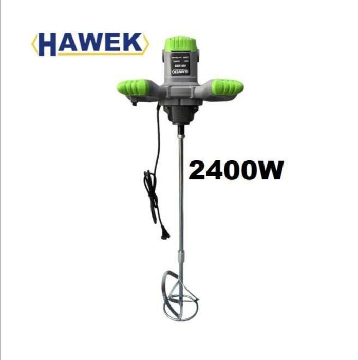 Строителен миксер – бъркалка за бетон HAWEK 2400W