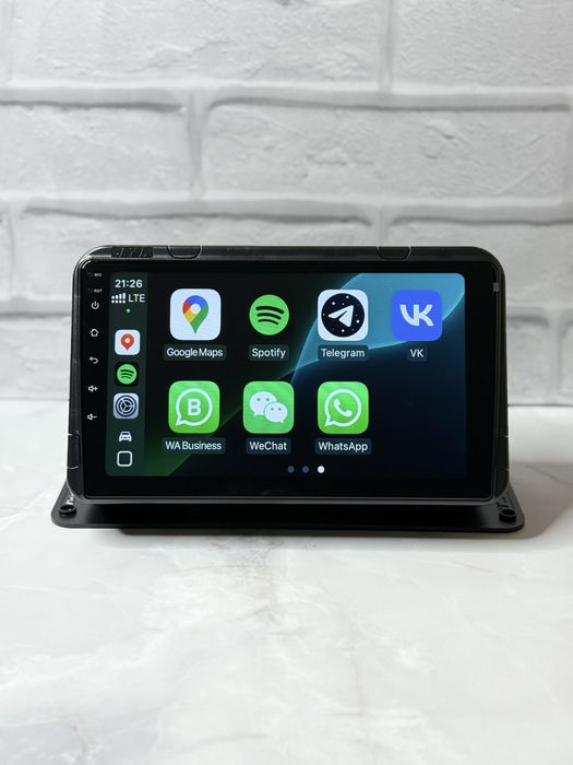 Магнитола для любого авто андроид 13 с рамкой WiFi