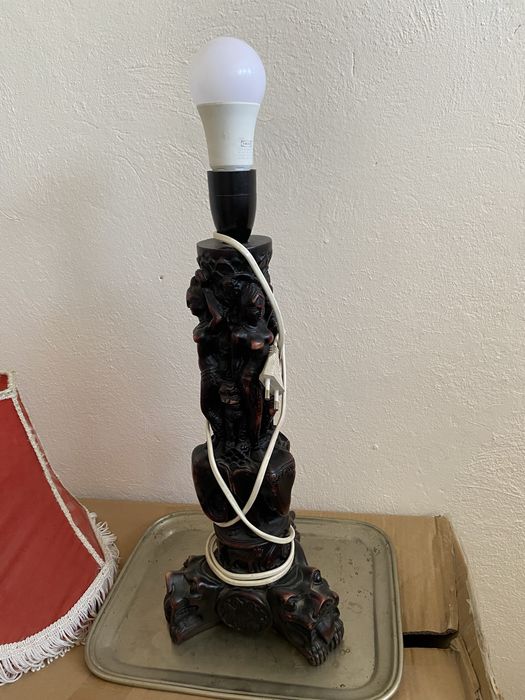 Veioza cu avajur textil (radina)