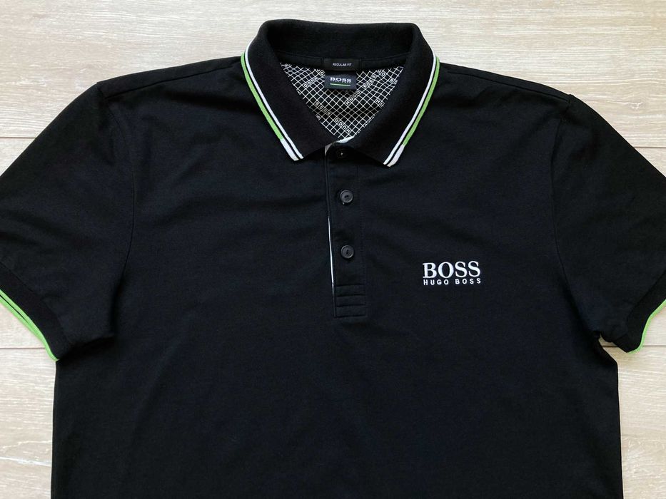 Hugo Boss Green Regular Fit polo t shirt мъжка поло тениска размер М